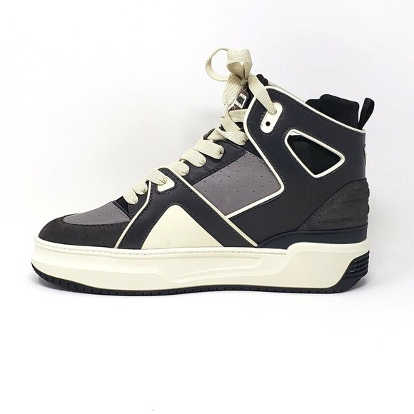 MEN\'S JUST DON COURTSIDE High Basketball JD1 Leather Sneakers SIZE 41 US 8 main image 5